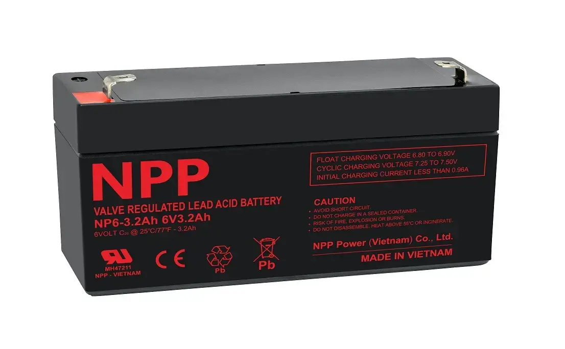 Battery 6V 3.2Ah T1(F1) Pb