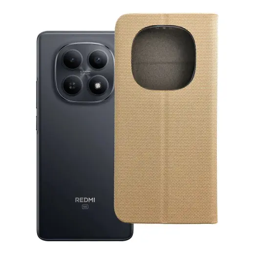 Flip case for Xiaomi Redmi NOTE 15 5G Sensitive Book gold