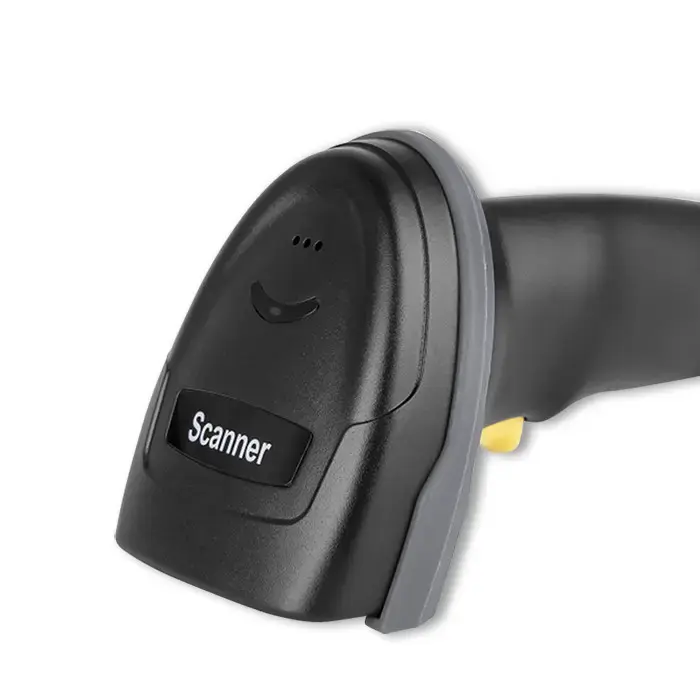 Qoltec 1D Laser barcode scanner with stand | USB