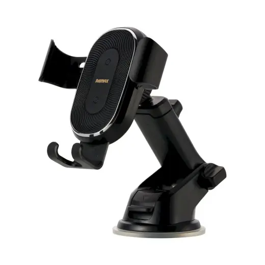 Remax Wireless Qi Charger 10W Gravity Car Mount Phone Holder with Adjustable Arm black (RM-C37)