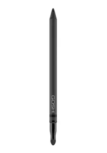 Gosh, Infinity, Double, Gel Pencil Eyeliner, 002, Carbon Black, 1.2 g