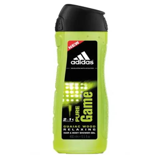Adidas Pure Game Body  Hair & Face Shower Gel