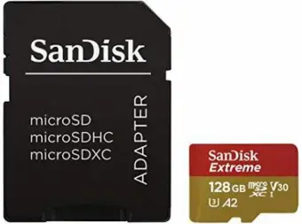 Sandisk Extreme 128GB MicroSDXC + Adapter