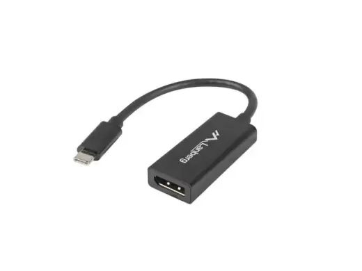 Adapter USB CM - Displayport F 15cm black