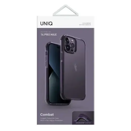 UNIQ Combat Case iPhone 14 Pro Max 6,7" fig purple