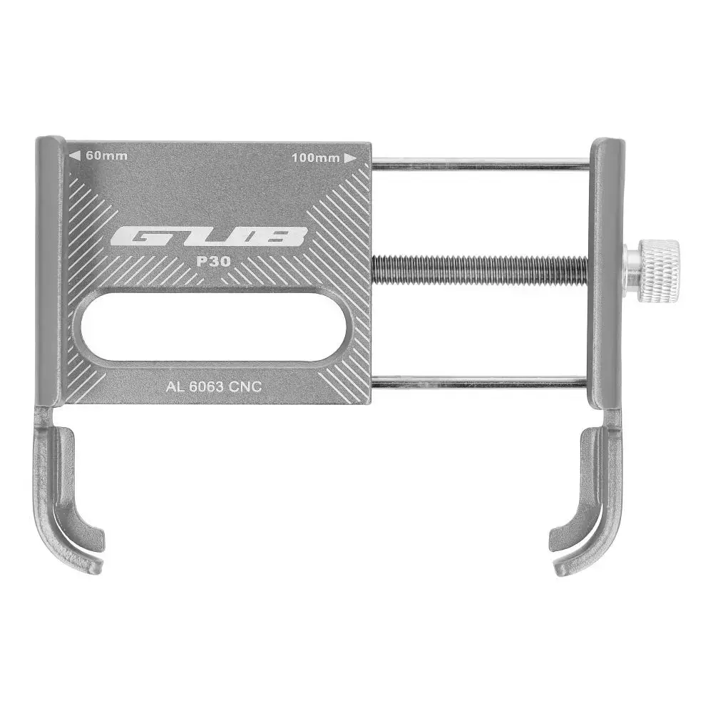 GUB bike holder for mobile phone P30 Aluminium silver
