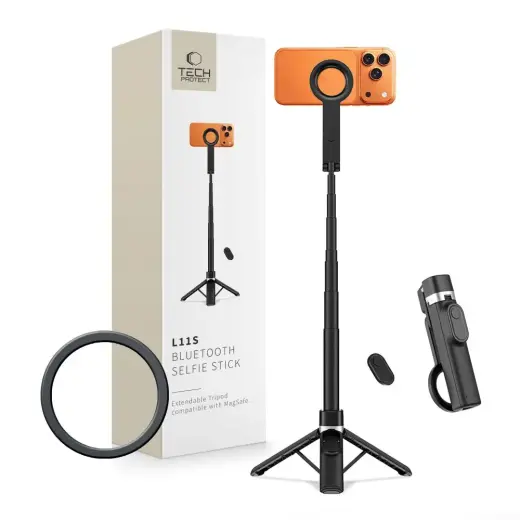 TECH-PROTECT L11S MAGSAFE BLUETOOTH SELFIE STICK TRIPOD BLACK