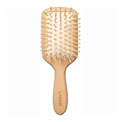 Lador Detangling Paddle Hair Brush Wood 19 cm * 4,3 cm * 6,8...