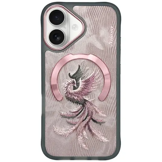 Nimmy Magnetic Fantasy Animal phone case for iPhone 16 rose gold