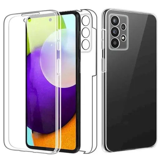 Fusion 360 defense protect silicone case for Samsung A526 | A525 Galaxy A52 5G | A52 transparent