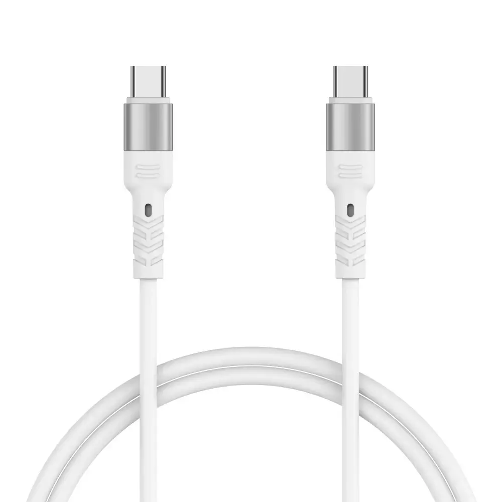 Forever Core High Power data transfer and charging cable | USB-C to USB-C | 100W | 2m | white