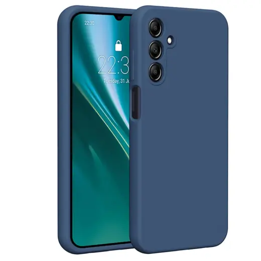 Etteri Silicone case for Samsung Galaxy A15 4G | A15 5G dark blue