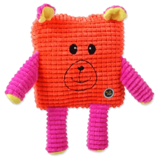 Plīša rotaļlieta : Be Fun Calypso Square Bear, orange, 12.5 cm