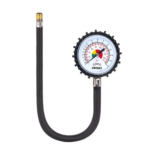 Mechanical Gauge with Hose 30 cm 12 bar AMIO-04468