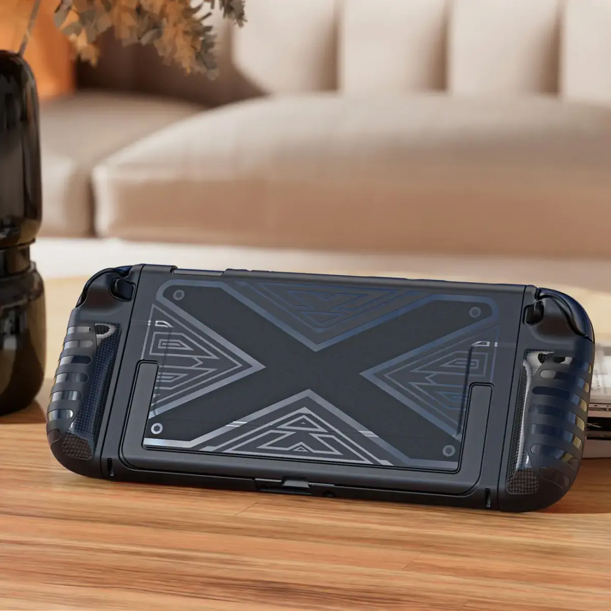 Dux Ducis aizsargvāciņš Nintendo Switch 2 - melns