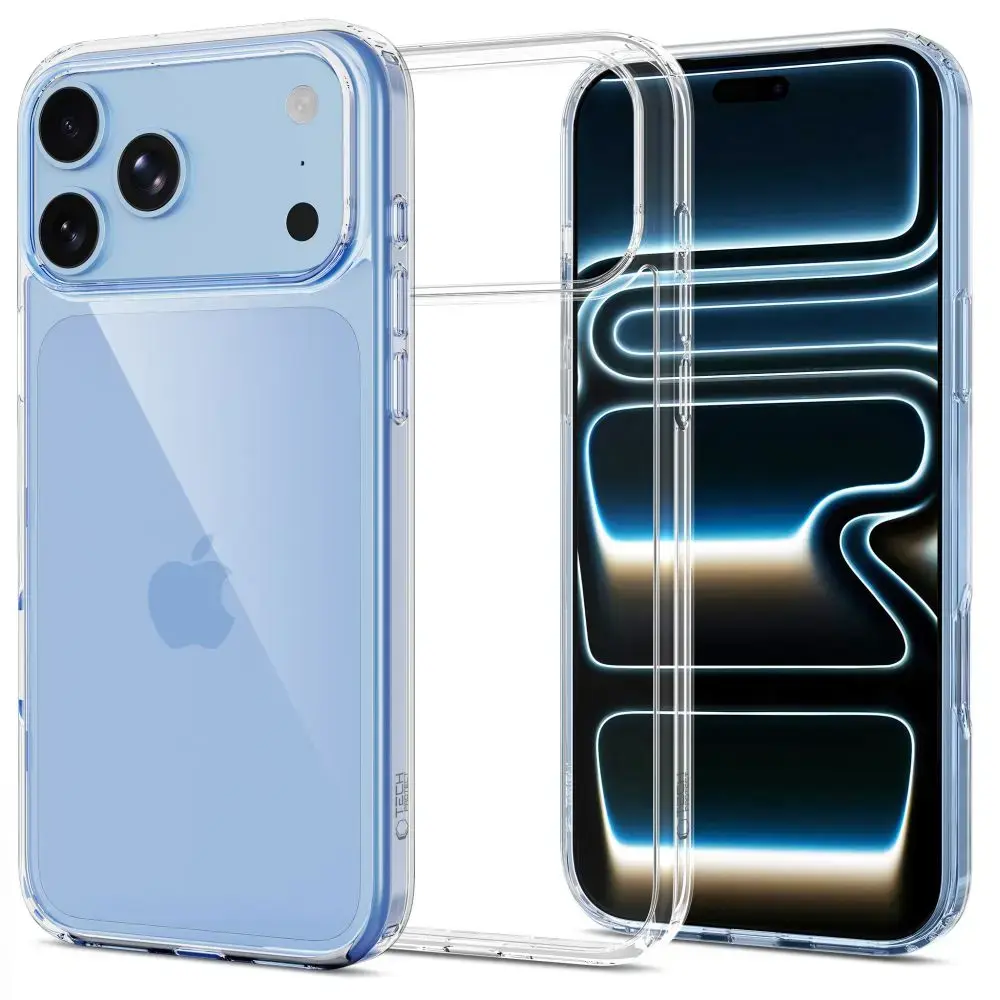 TECH-PROTECT FLEXAIR HYBRID maciņš telefonam iPhone 17 Pro Max | iPhone 18 Pro Max caurspīdīgs