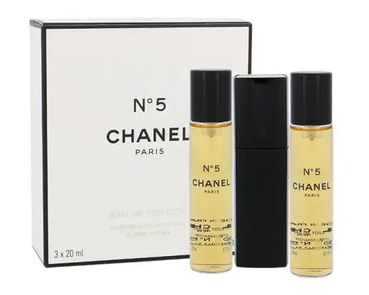 Chanel No.5 Twist and Spray Eau de Toilette 3x20 ml