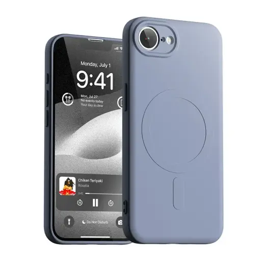 Чехол Mercury Semi-Silicone MagSafe для iPhone 16e синий