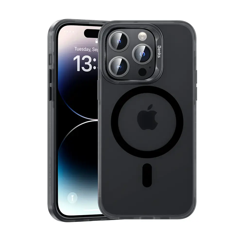 Benks Magnetic Lucid Armor Case for Iphone 15 Pro black