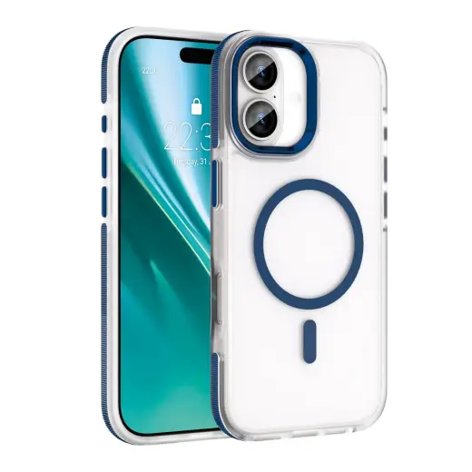 Etteri Icy Mag telefoni ümbris MagSafe toega iPhone 17 sinine