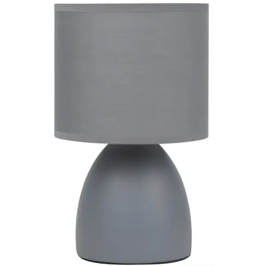 Keramiskā galda lampa, 40W, E14, pelēka BESK