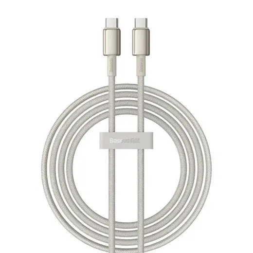 Baseus P10319800G21-01 data transfer and charging cable | USB-C to USB-C | 100W | 2m | gold