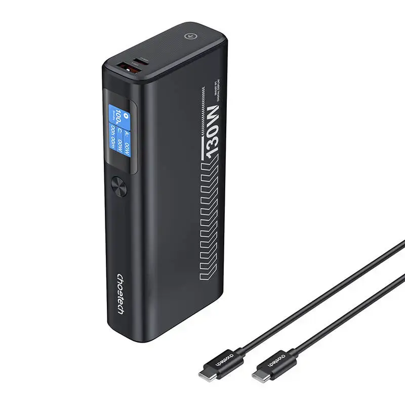 Choetech B702 external battery (powerbank) | 20000 mAh | 100W | USB-C, USB-A | gray