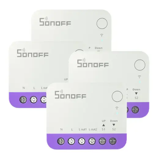 Sonoff MINI-RBS WiFi Smart Mini Roller Shutter Switch (4 pcs.)