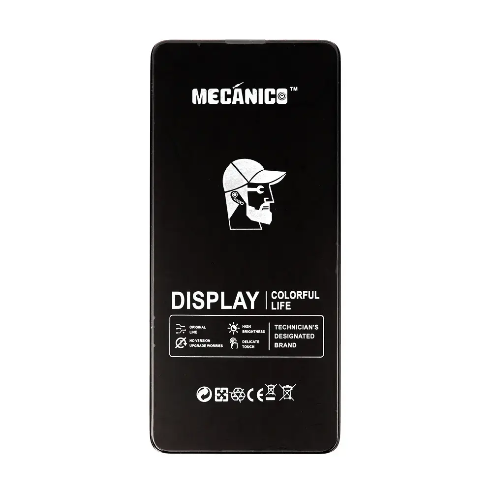 Mecanico LCD Screen T2O for Samsung Galaxy A71 4G black with frame