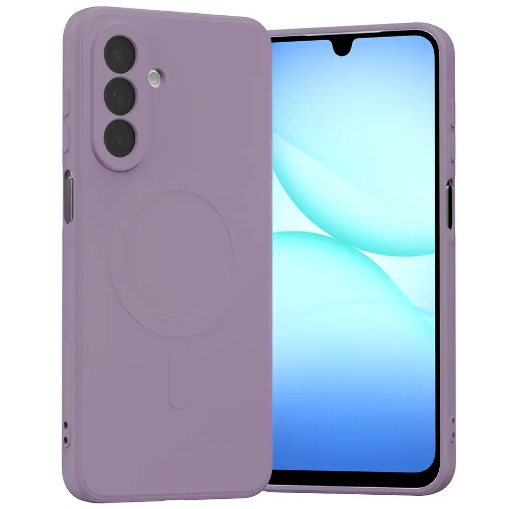 MERCURY Semi-Silicone maciņš ar MagSafe atbalstu telefonam Samsung Galaxy A17 4G (A175) violets