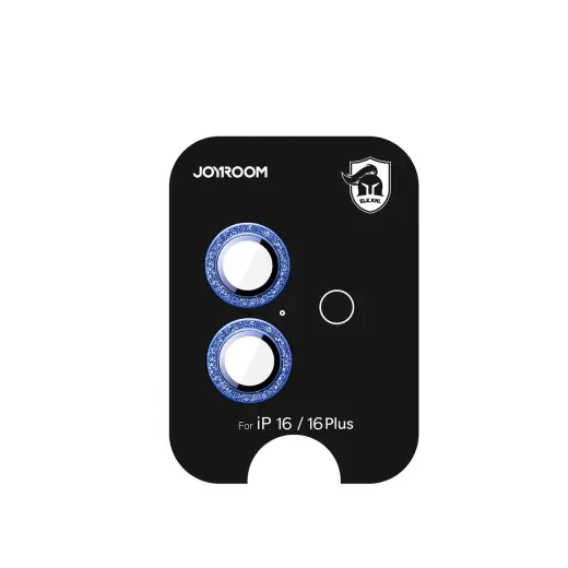 Joyroom JR-MSF0300 ekrāna aizsargstikls priekš iPhone 16|16 Plus objektīviem - zils