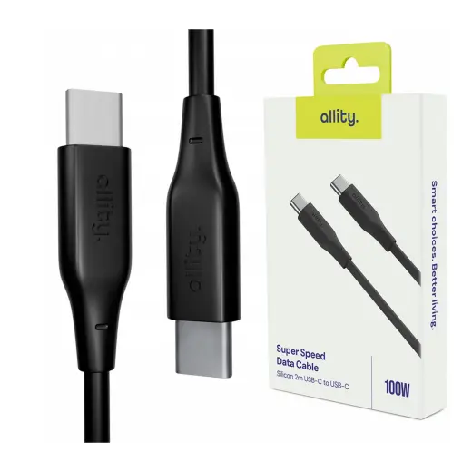 Allity cable AUC-02 USB-C - USB-C 2.0 m 100W black