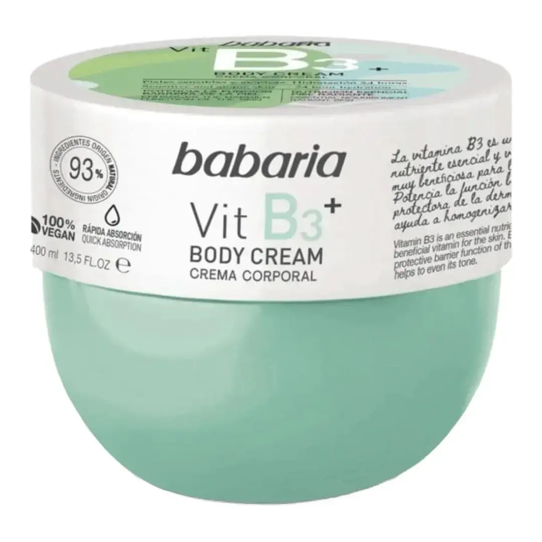 BABARIA Vitamin B3 Body Cream 400ml