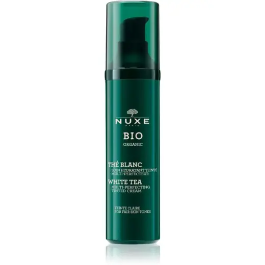 Nuxe Bio Organic White Tea Multi-perfecting Fair Skin Tones Tinted Cream 50ml