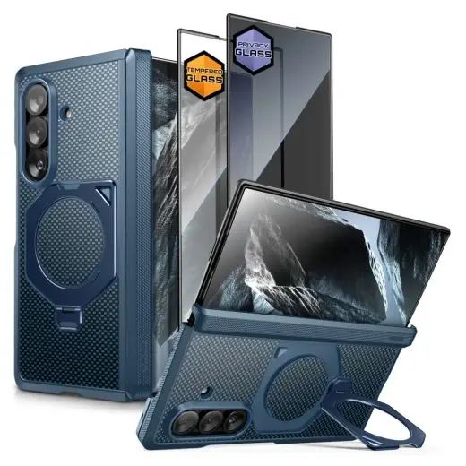 SUPCASE UB AERO maciņš ar MagSafe atbalstu telefonam Samsung Galaxy Z Fold 8 Ultra (F976) zils