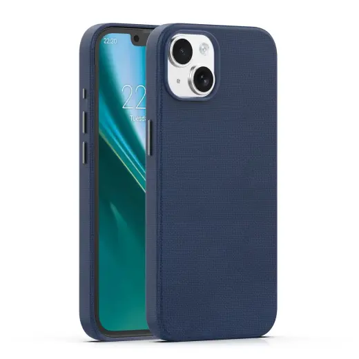 Etteri Elegant Mag phone case with MagSafe support for iPhone 14 blue