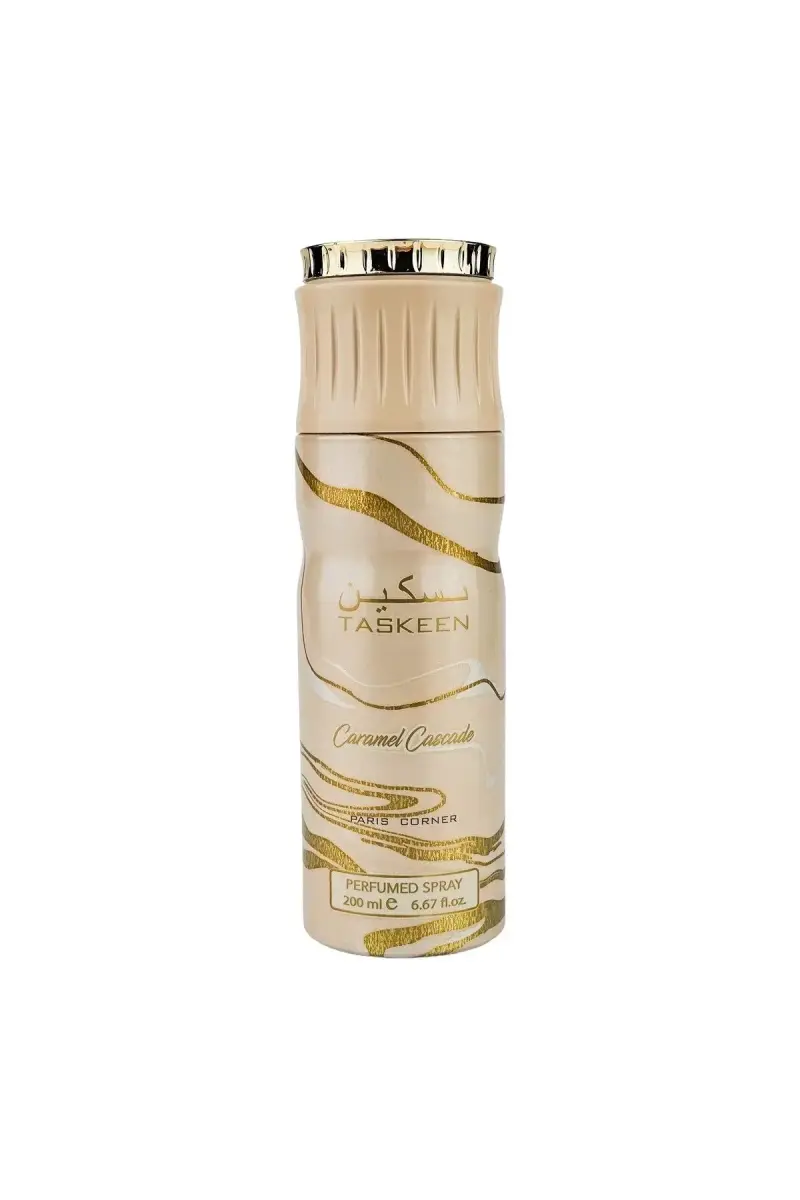 Paris Corner, Taskeen Caramel Cascade, Deodorant Spray, Unisex, 200 ml