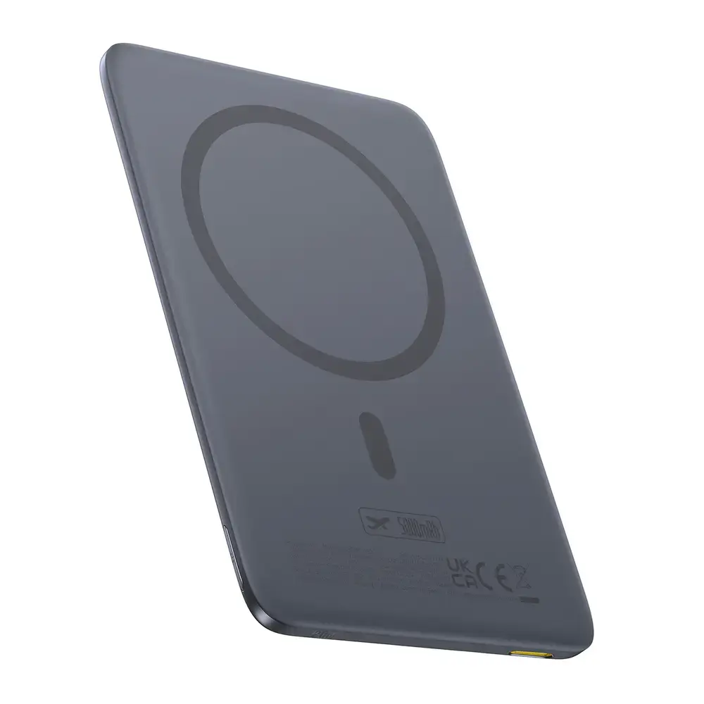 Baseus PicoGo AM41 ārējais akumulators (powerbank) | 5 000 mAh | 20W | PD | USB-C, MagSafe | pelēks