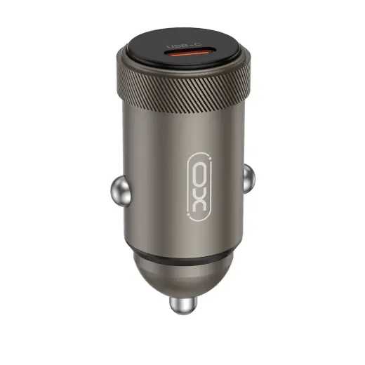 Зарядка для автомобиля XO CC70 | 30W | PD | USB-C | чёрная
