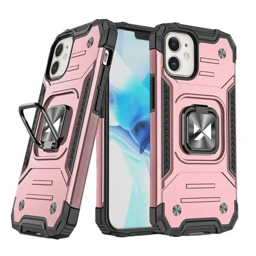 Wozinsky Ring Armor чехол с подставкой для телефона iPhone 14 Plus золотой