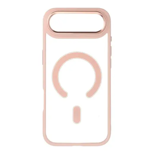 Color Edge Mag telefono dėklas su MagSafe palaikymu iPhone 17 Air rožinis