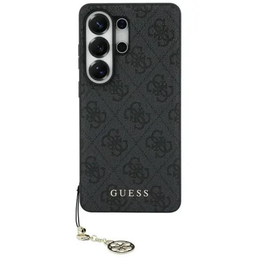 Guess 4G Classic Logo Charm phone case with MagSafe support for Samsung Galaxy S26 Ultra (S948) black