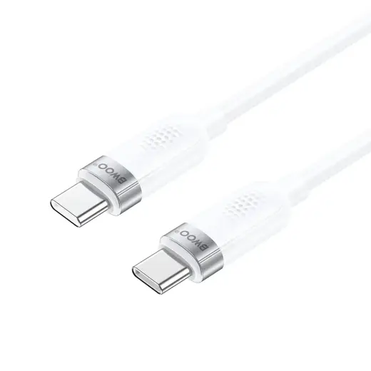 BWOO провод для передачи данных и зарядки | USB-A на USB-C | 15W | 1m | белый