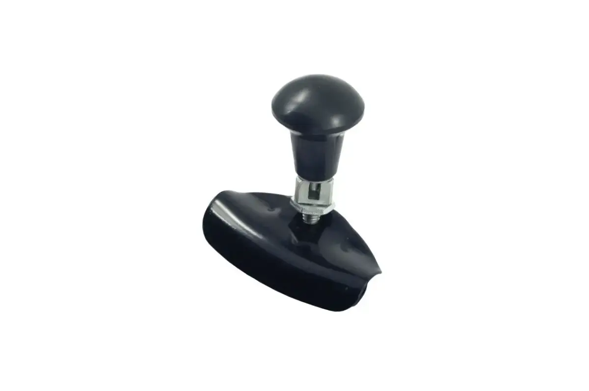 Steering wheel spinner knob, folding, black