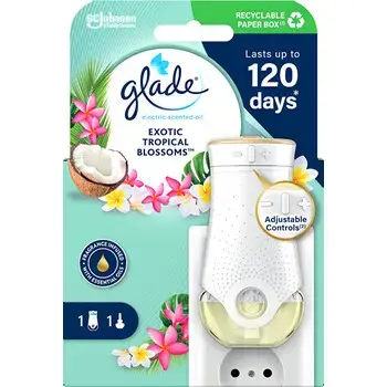 Glade Exotic Tropical Blossoms Set - Elektrický osvěžovač vzduchu + náplň 20ml