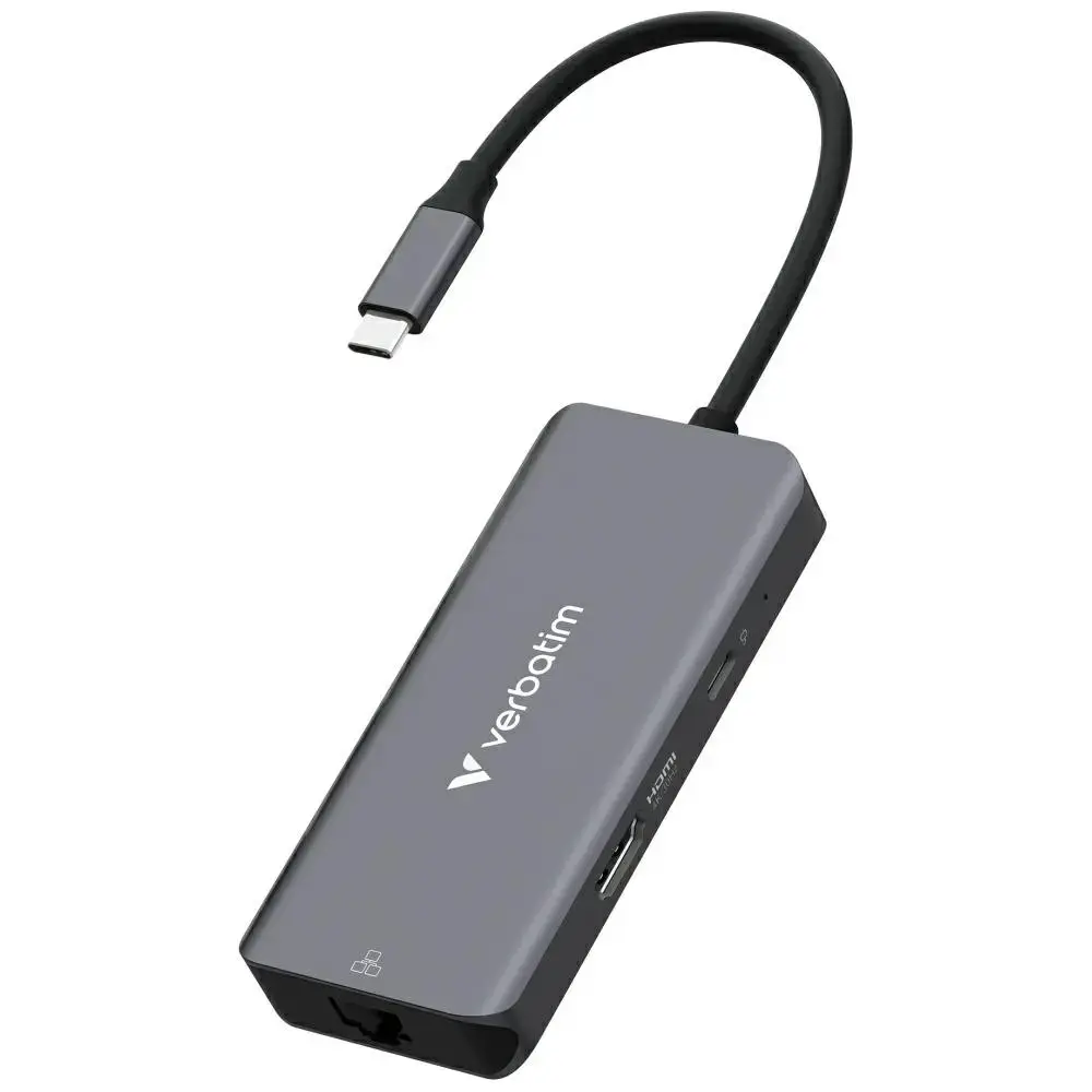 Verbatim Essentials dokstacija | USB-C uz