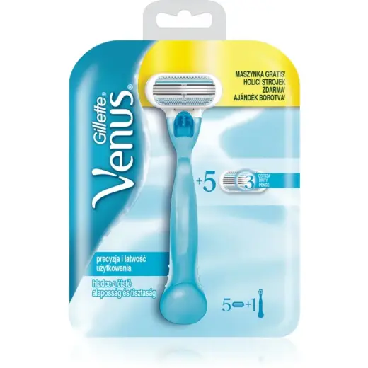 Gillette Venus - Shaver for Women + 5 replacement heads