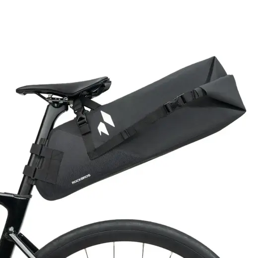 Rockbros AS-157 RideMate Waterproof Saddle Bag - Black