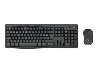Logitech MK370 Combo for Business - keyboard and mouse set - QWERTZ - German - graphite Input Device