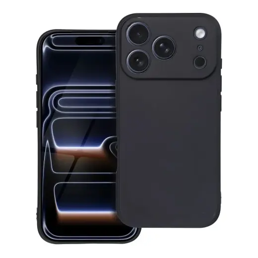 MATT telefono dėklas iPhone 17 Pro juodas